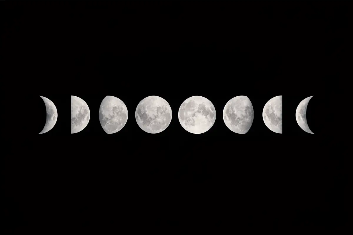 Moon phases sequence